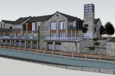 SketchUp Business Model: Multi-Story Huizhou-Style Commercial Street in Modern Chinese Design-BIM WORLD