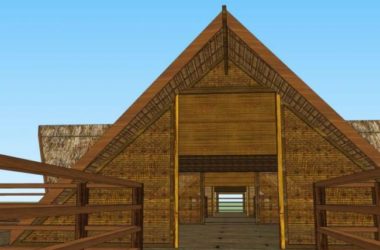 SketchUp Cultural Model: Multi-Story Visitor Center in Classical Architectural Style-BIM WORLD