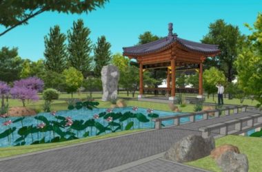 SketchUp Landscape Model: Traditional Chinese Garden and Architecture Design-BIM WORLD