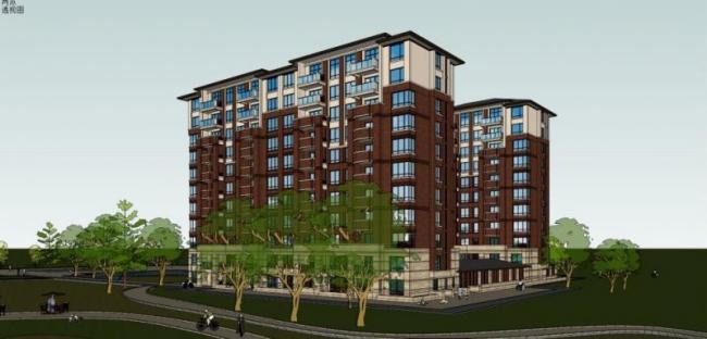 SketchUp Residential Models: Modern Small and High-Rise Buildings