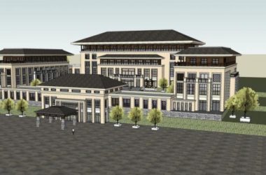 Modern Multi-Story Hotel Model in SketchUp Inspired by Chinese Design-BIM WORLD