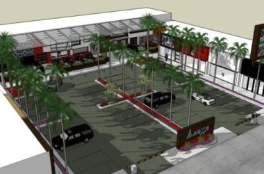 Modern Commercial Landscape Design in SketchUp-BIM WORLD