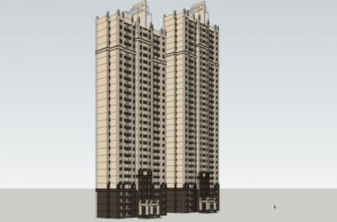 SketchUp Residential Models: High-Rise and Classical Style Buildings-BIM WORLD