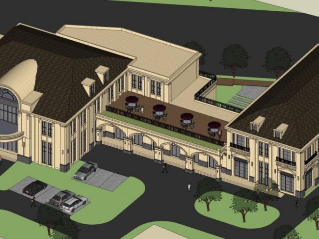 SketchUp Business Models: Farmhouse, European, and Classical Clubhouse Designs