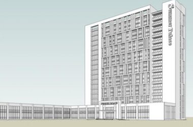 Modern High-Rise Hotel Model in SketchUp-BIM WORLD