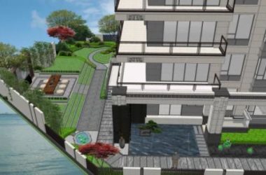Modern Multi-Story Residential Model in SketchUp-BIM WORLD