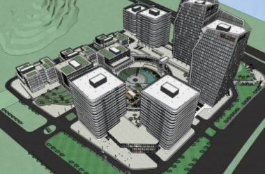 Modern Multi-Story High-Rise Mixed-Use Commercial Complex in SketchUp-BIM WORLD