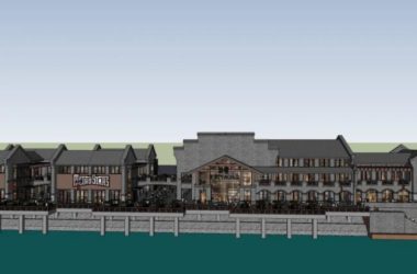 SketchUp Business Model: Multi-Story Commercial Street in Modern Chinese Style-BIM WORLD