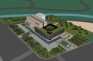 Modern Multi-Story Cultural Archive in SketchUp: Architectural Design and Style-BIM WORLD