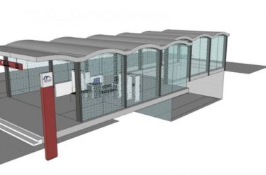 SketchUp: Modern Station Road Bridge with Subway Entrance and Exit-BIM WORLD