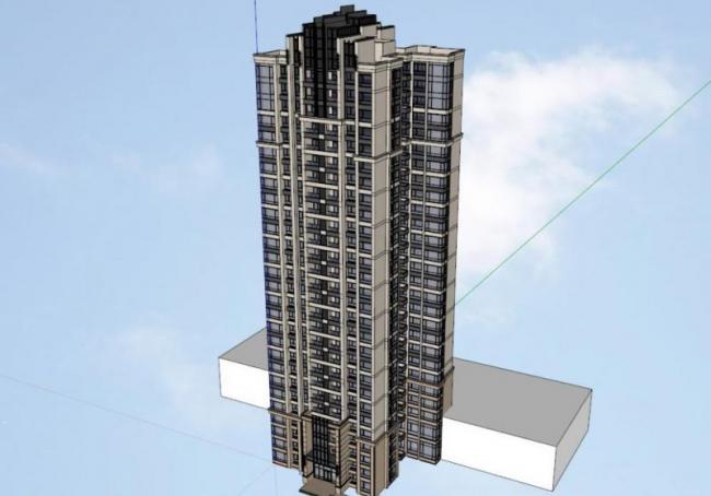 SketchUp Residential Models: High-Rise and Classical-Style Buildings