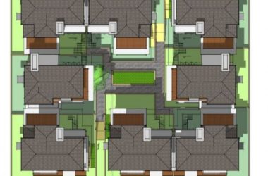 SketchUp Residential Model: Multi-Story Home with Neighborhood in Chinese Style-BIM WORLD