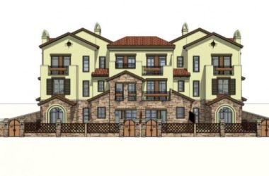 Classical Style Garden House Residential Model in SketchUp-BIM WORLD