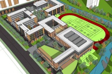 Modern Multi-Story Elementary School Design | SketchUp Campus Architecture Model-BIM WORLD