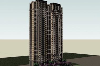 SketchUp Residential Models: High-Rise Buildings in Classical Style-BIM WORLD