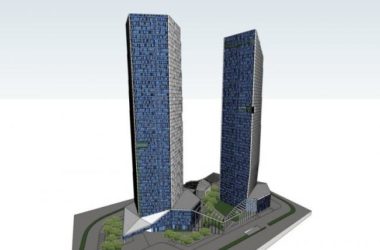 SketchUp Complex Model: Modern Super High-Rise Commercial Building-BIM WORLD