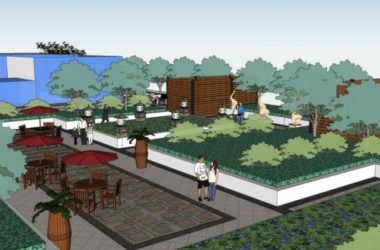 Modern Roof Garden Design | SketchUp Landscape Model-BIM WORLD