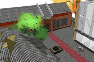 SketchUp Business Model: Modern Low-Rise Commercial Street Design-BIM WORLD