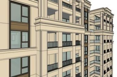 SketchUp Residential Models: High-Rise and Classical Style Buildings-BIM WORLD