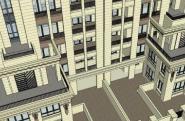 SketchUp Residential Model: Multi-Story Classical Style Home-BIM WORLD