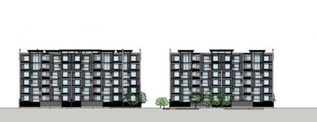 Modern Multi-Story Residential Model in SketchUp