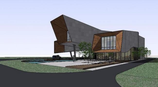 Modern Residential SketchUp Model Featuring a Stylish Clubhouse