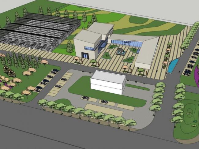 SketchUp Cultural Model: Modern Multi-Story Museum Architecture