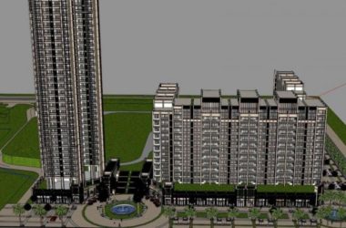 Classical-Style High-Rise Residential Building with Ground Floor Commercial Space | SketchUp Model-BIM WORLD