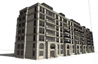 Classical Multi-Story Residential Model in SketchUp-BIM WORLD