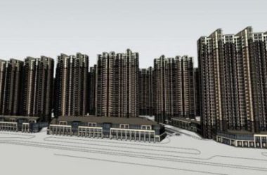 SketchUp Residential Model | Classic-Style Super High-Rise Community and Buildings-BIM WORLD