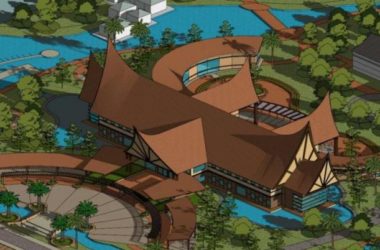 SketchUp Hotel Model: Southeast Asian Resort with Classic Design-BIM WORLD