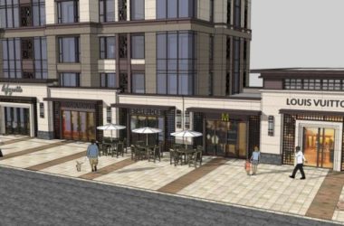 SketchUp Business Model: Modern Ground-Level Commercial Street Design-BIM WORLD