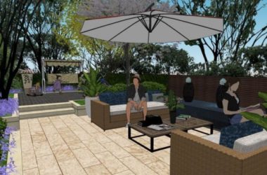 Modern Residential Garden Landscape Design in SketchUp-BIM WORLD