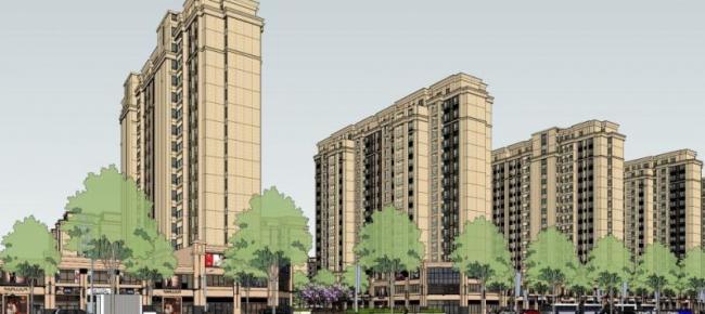 SketchUp Residential Models: High-Rise Communities and Classical-Style Buildings