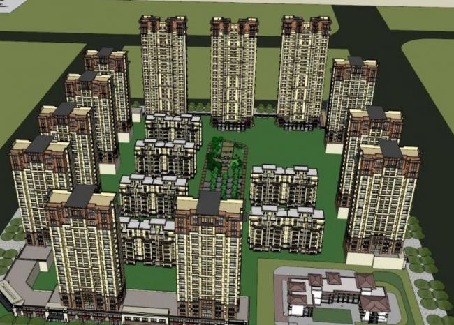 SketchUp Models: High-Rise and Multi-Story Classical Residential Buildings