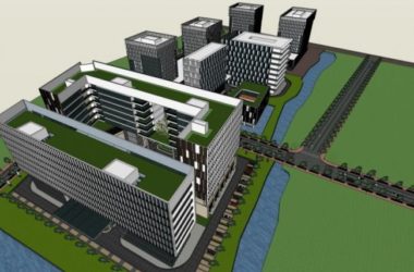 Modern Multi-Story Commercial Complex Designed in SketchUp-BIM WORLD