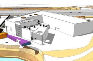 Modern Multi-Story Cultural Activity Center | SketchUp Architectural Model-BIM WORLD