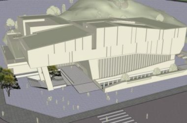 SketchUp Cultural Model: Modern Multi-Story Archive Architecture-BIM WORLD