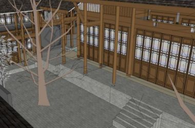 SketchUp Residential Model: Traditional Chinese Courtyard Low-Rise Design-BIM WORLD