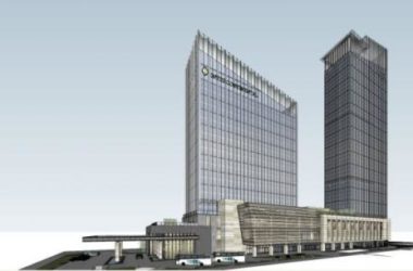 Modern Super High-Rise Hotel Model in SketchUp-BIM WORLD