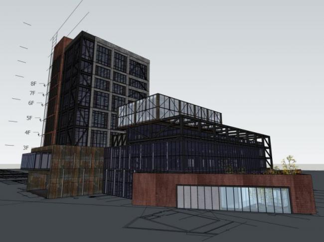 Sketchu Industrial Building | Modern Multi-Story Factory Design
