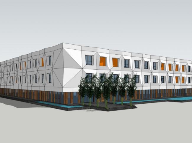 Modern Clubhouse Design Business Model with SketchUp