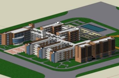 Modern Multi-Story School Campus Design | SketchUp Educational Architecture Model-BIM WORLD