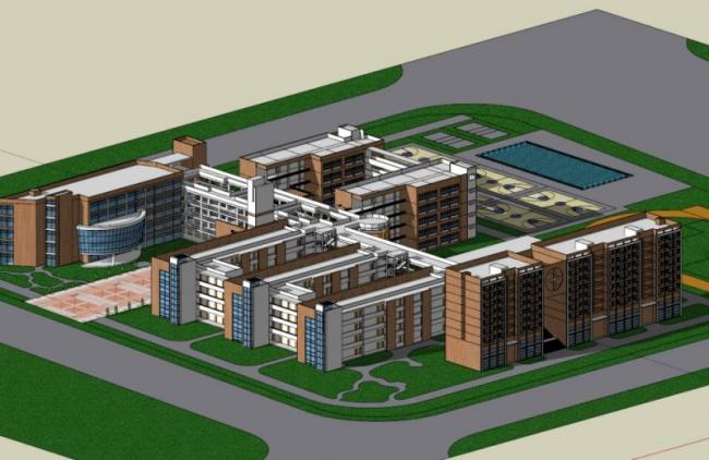Modern Multi-Story School Campus Design | SketchUp Educational Architecture Model