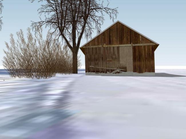 Modern Residential Cabin Design in SketchUp