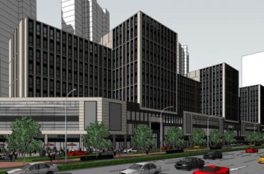 SketchUp Complex Model: Modern Multi-Story Commercial Building-BIM WORLD