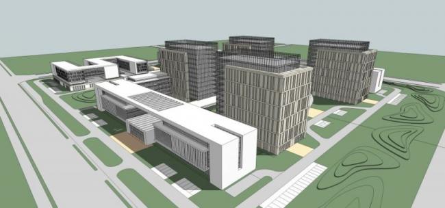 Sketchu Industrial Building | Modern Multi-Story Industrial Park