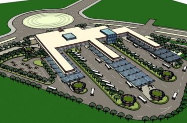 SketchUp Design: Modern Multi-Story Bus Terminal on Station Road Bridge-BIM WORLD