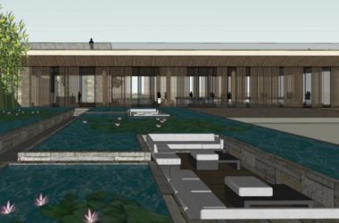 SketchUp Business Model: Modern Multi-Story Clubhouse Design-BIM WORLD