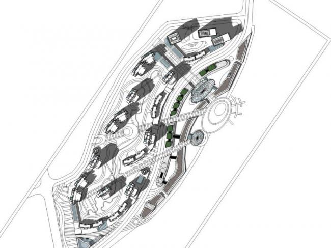 SketchUp Complex Model: Modern Super High-Rise Urban Development